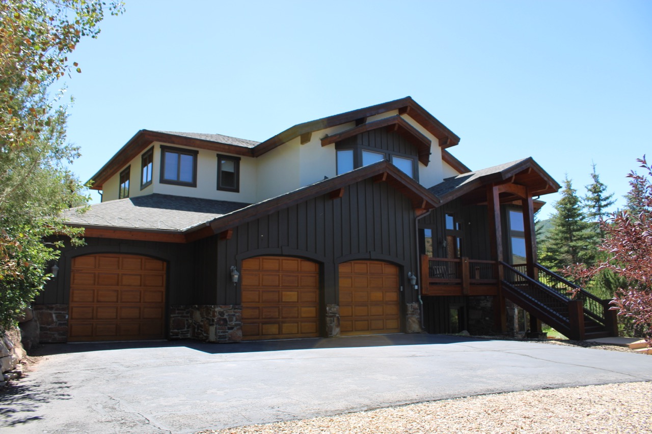 Exterior Staining Project | Custom Home in Jeremy Ranch, Park City, UT